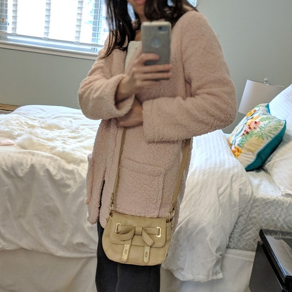 Kensie Girl Beige Mini Bag with Bow - Picture 5 of 5